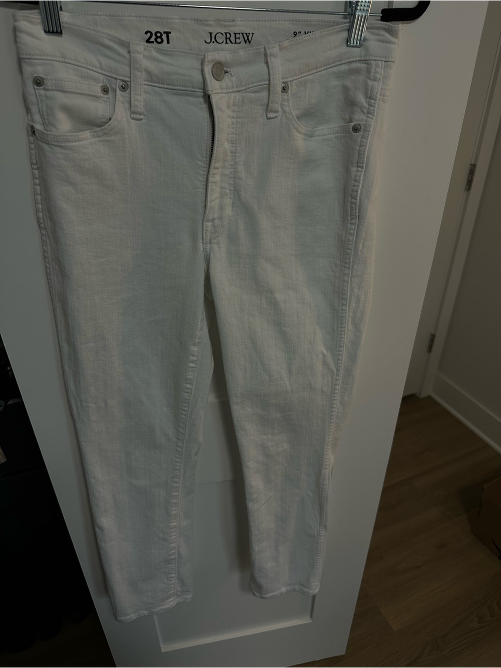 J. Crew Women’s White Skinny Jeans Size 28T